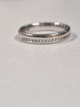 Load image into Gallery viewer, Silver CZ ring size M
