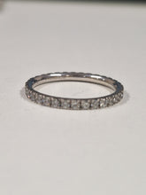 Load image into Gallery viewer, Silver CZ ring size N
