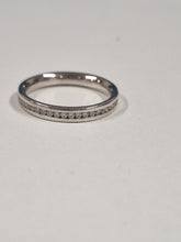 Load image into Gallery viewer, Silver CZ ring size L1/2
