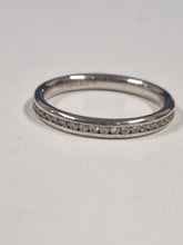 Load image into Gallery viewer, Silver CZ ring size M
