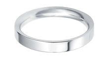 Load image into Gallery viewer, Silver 4mm flat court ring size M
