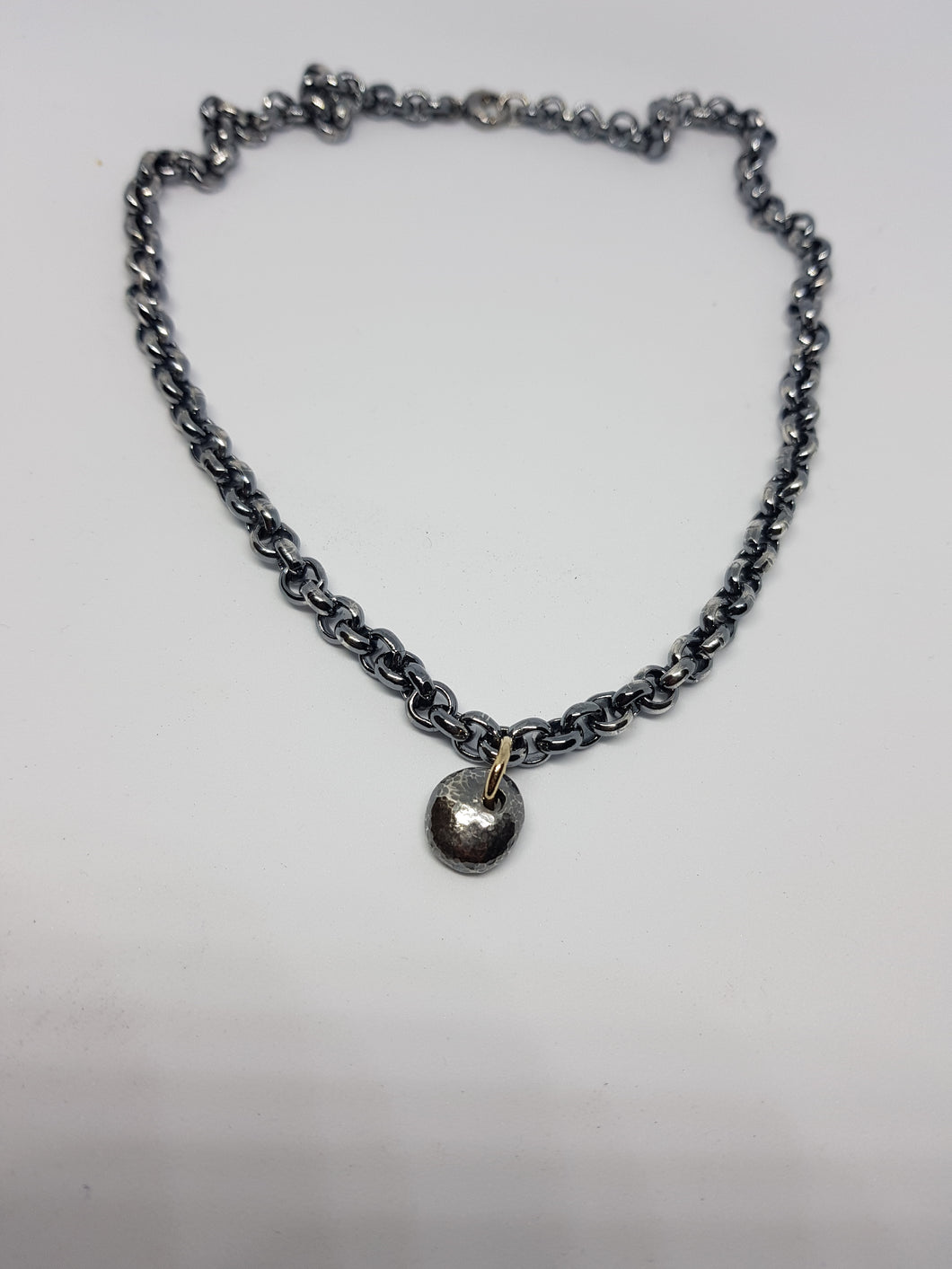 Dailbeag Touch of Gold Heavy Oxidised Necklace