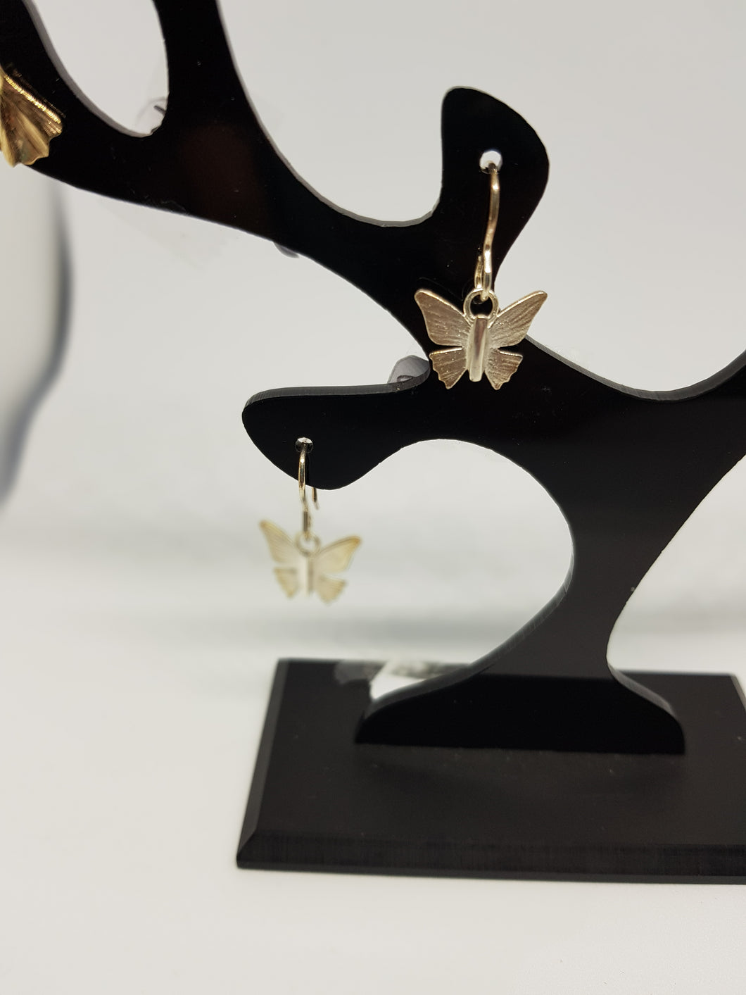 tiny butterflydrop earrings