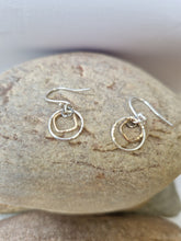 Load image into Gallery viewer, Denia Touch of Gold 3 piece drop earrings 1mm wire
