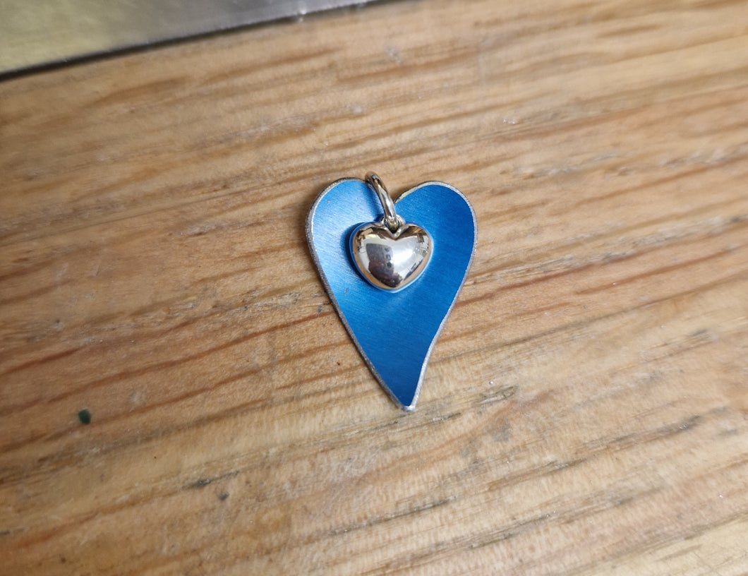 Mother and Child Juicy heart pendant