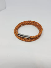 Load image into Gallery viewer, Wrap around plaited leather bracelet
