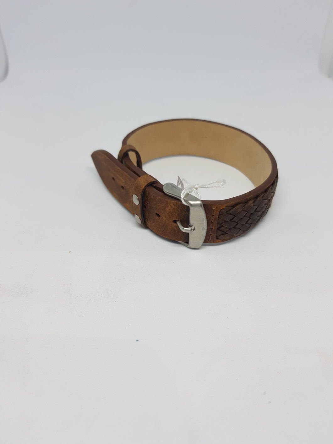 Leather buckle bracelet